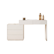 Dipu chest of drawers dresser storage integrated corner table cream style light luxury bedroom storage solid wood six-drawer chest of drawers