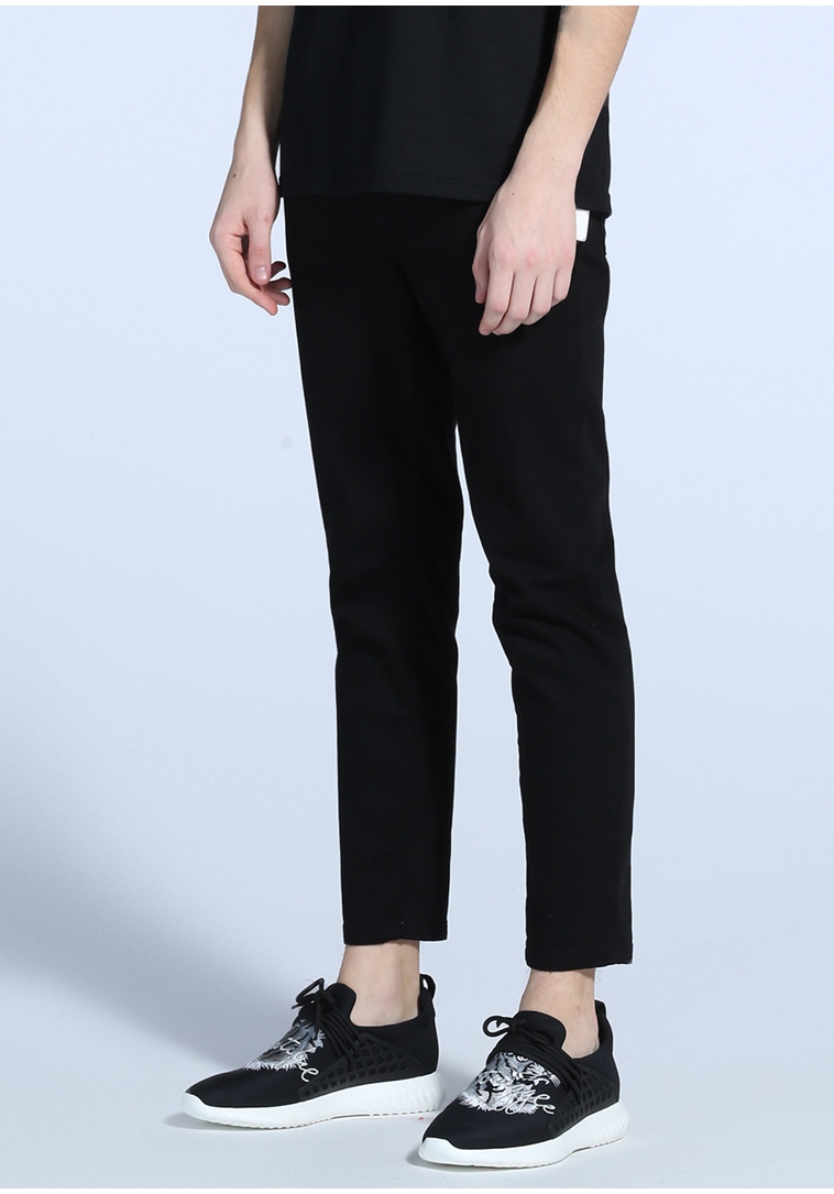 TRENDIANO quần áo nam mùa xuân mới thêu thủy triều ren thể thao giày thấp giày nam 3JA1518040 giày thể thao adidas nam