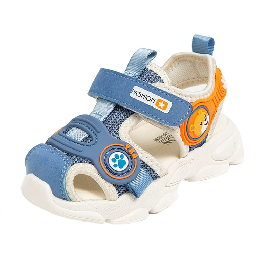 Летние сандалии для мальчиков, нескользящая детская обувь, 1-6 лет, мягкая подошва