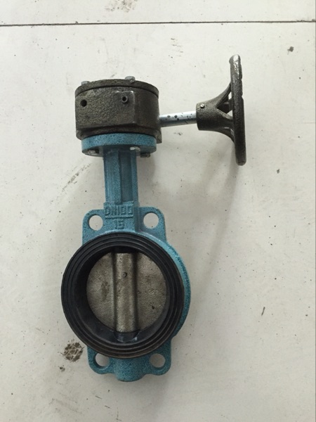 Tianjin Great Station Force Plate Valve Worm Gear Pair of clamping butterfly valve D371X3-16ZB1 B-C soft sealing butterfly valve hanging glue valve