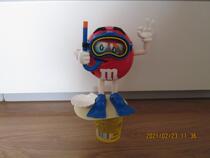 Big M bean candy machine toy