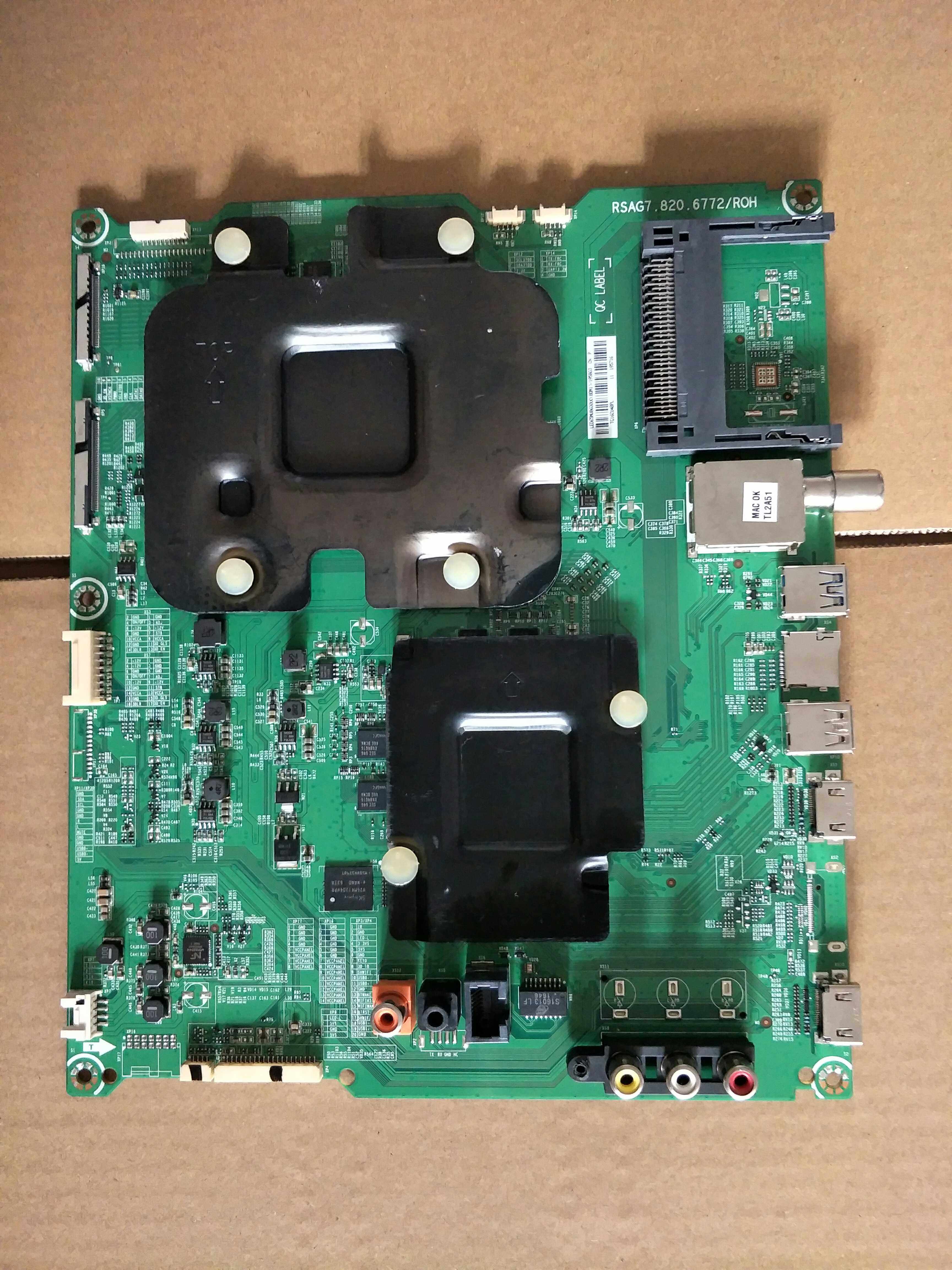 The original Hisense LED65MU7000U (BOM2) (BOM3) (BOM7) motherboard RSAG7 820 6772