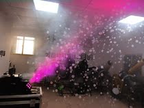 Stage bubble machine smoke machine integrated bar double wheel smoke machine stage Wedding Mall celebration warm-up