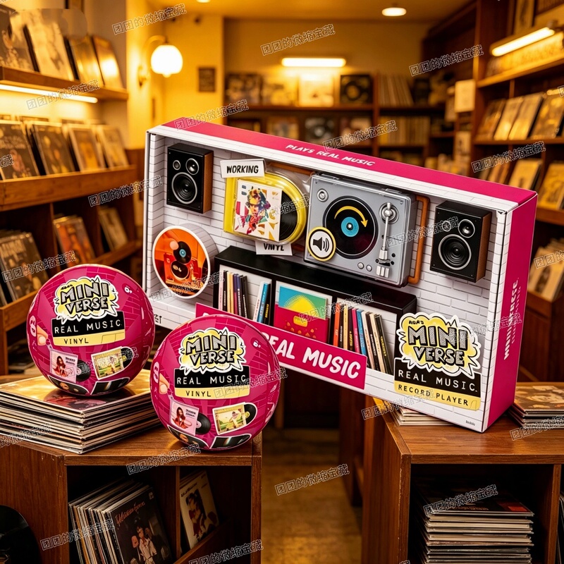 Miniverse Mini Vinyl Record Player Miniature Record Ball Record Player Ball Dollhouse Mga Mini Record Ball Miniverse Mini Vinyl Record Player Miniature Record Ball Record Player Ball Dollhouse Mga Mini Record Ball