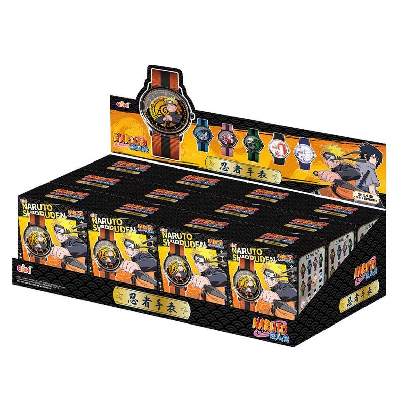 Authentic Eaki Naruto Shippuden Uzumaki Naruto Sasuke Gift Men's Watch Blind Box Anime Watch