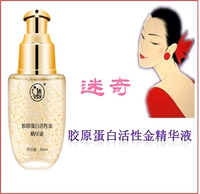 Magic Collagen Active Gold Essence 24k Gold Firming Anti-nhăn Moisturising Beauty Beauty Makeup Brand Chính hãng - Huyết thanh mặt serum the ordinary buffet