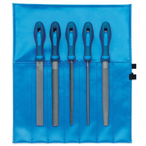 Original German horse ring file set coarse medium and fine teeth 5-piece set 521-533WR 200MM