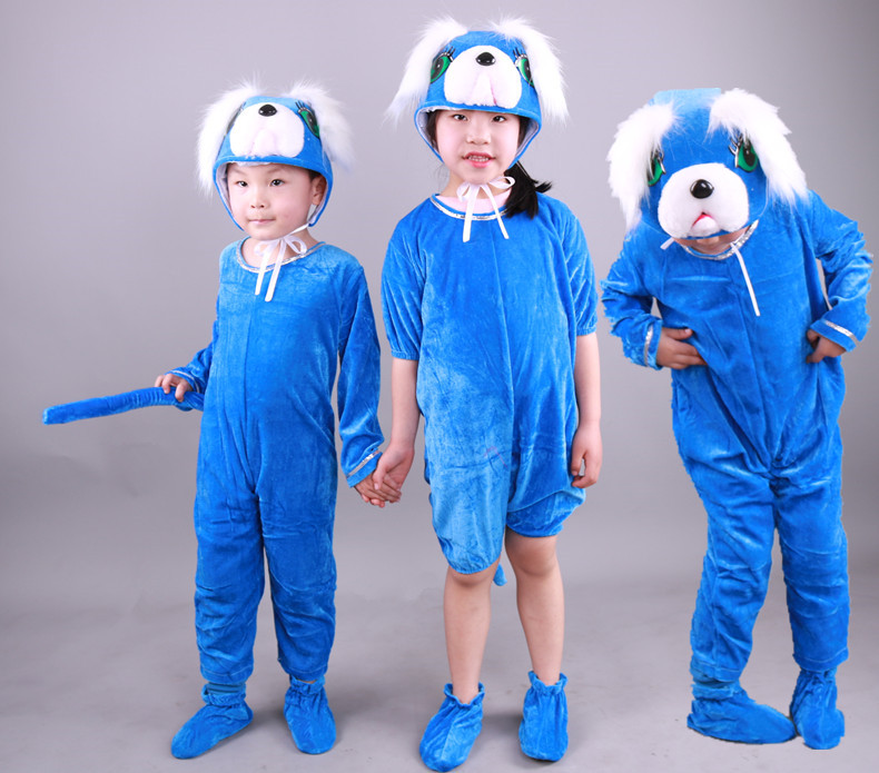 Quần áo động vật trẻ em, trang phục Dalmatian, hoa, chó, chó con màu vàng, trang phục biểu diễn, tôi và chó con, quần áo hát và nhảy múa. shop đồ trẻ em