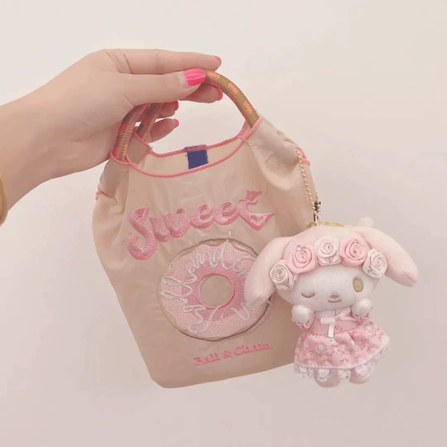 Японский оригинальный нейлоновый шоппер, маленькая льняная сумка, сумка через плечо, с вышивкой