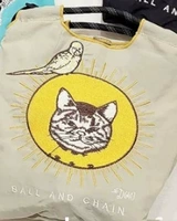 Светло -серая кошка Mini +Black Mini Phouldsm