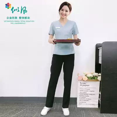 Fashion New Moon sister nurse work clothes beauty technician pedicure tea artist uniform skin Management set