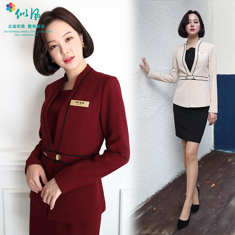Korean Medical Beauty Hospital Front Desk Guide Purchase Manager Career Suite Hotel Interview Costume Han Edition