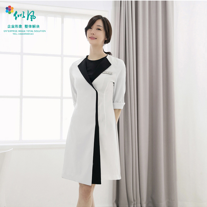 High-end Korean-style skin manager work clothes dress plastic surgery hospital doctor work clothes spa beautician work clothes