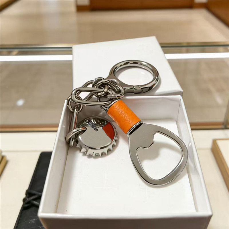 Metal Bottle Opener Bag Charm in the Same Style as Luo Jia, European and American Style Creative Hardware Pendant Chain Decoration Car Keychain Metal Bottle Opener Bag Charm in the Same Style as Luo Jia, European and American Style Creative Hardware Pendant Chain Decoration Car Keychain