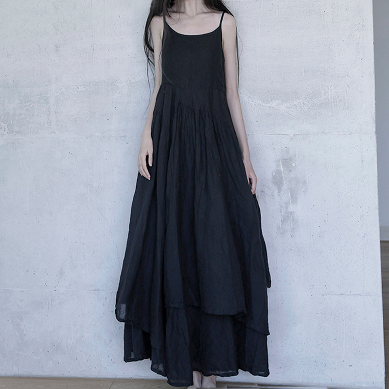 2026 Summer New Style Long Skirt for Tall Women, Plus Size Spaghetti Strap Dress for Chubby Girls, Tummy-Concealing and Slimming Dress 2026 Summer New Style Long Skirt for Tall Women, Plus Size Spaghetti Strap Dress for Chubby Girls, Tummy-Concealing and Slimming Dress