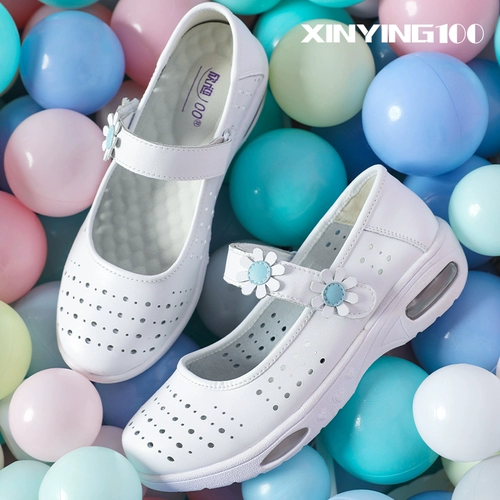 欣迎100 Кожаные туфли женские сандалии, устали от Ци Ци Лай Лай Ланг Мягкий сжигание