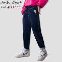 2021 new girls pants Tide brand spring and autumn casual jeans children Korean version of wild Net red trousers autumn