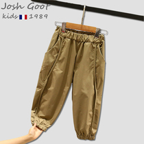 2021 New Girls Pants Tide Brand Childrens Leisure Joker Autumn Spring and Autumn Korean Fit Trousers Tide Tide