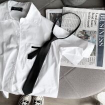  CHICYOU Black tie does not require hand-tied zipper tie All kinds of shirts are required for all kinds of shirts