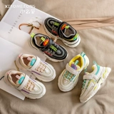 Детская спортивная спортивная обувь, дышащие туфли, повседневная обувь для мальчиков, коллекция 2021, осенняя