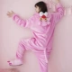 Trẻ em Xiêm Pyjama Khủng long Động vật Hoạt hình Flannel Bé trai Một mảnh Cha mẹ-con Mùa đông Nữ Dịch vụ nhà quần lót trẻ em