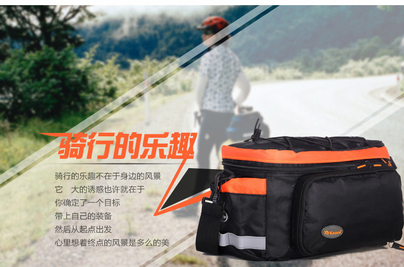 Sacoche pour vélo mixte JAKROO - Ref 2211776 Image 9