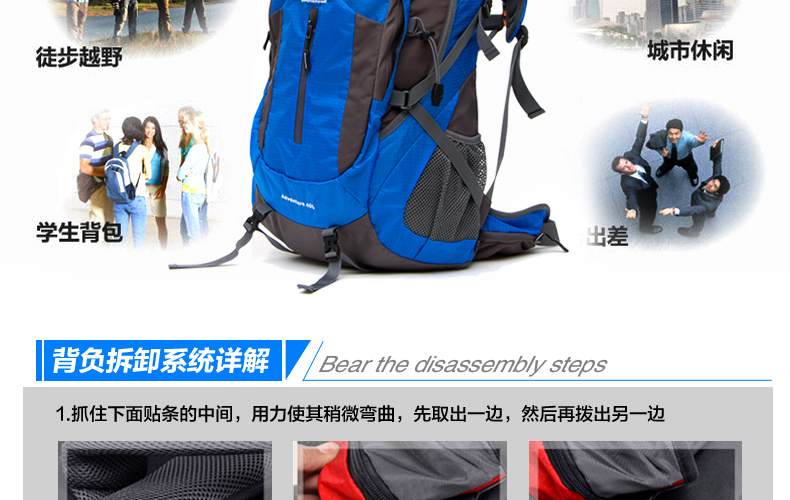 Sacoche pour vélo PEAK MOUNTAIN - Ref 2232943 Image 63