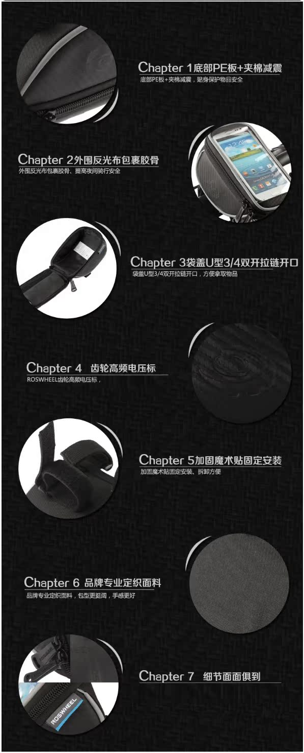 Sacoche pour vélo ROSWHEEL - Ref 2213939 Image 26