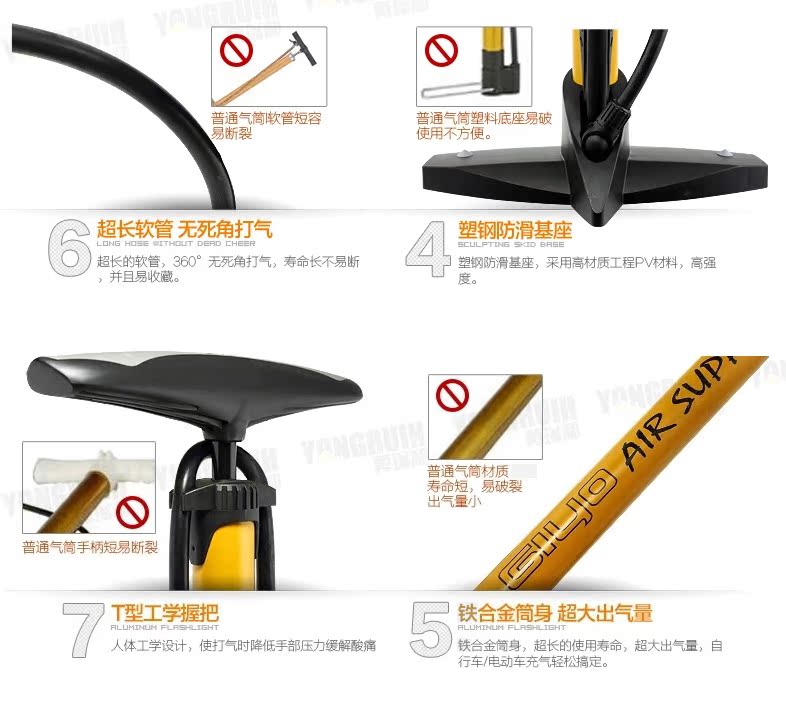 Pompe à vélo GIYO - Ref 2396354 Image 11