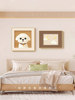 Cream Style Kidsren's Room Bedside Decoration Painting Cartoon Healing Girl's Bedroom Combination Hanging Painting Small Fresh Oil Painting Mural