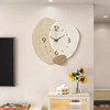 Creative Art Clock Wall Clock Living Room 2026 New Model Light Luxury High-End Dining Room Home Wall Clock Wall Lamp Painting