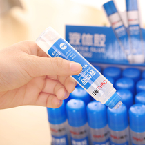 Deli 7302 office liquid glue medium glue 50ml quick-drying glue Manual DIY can do crystal mud