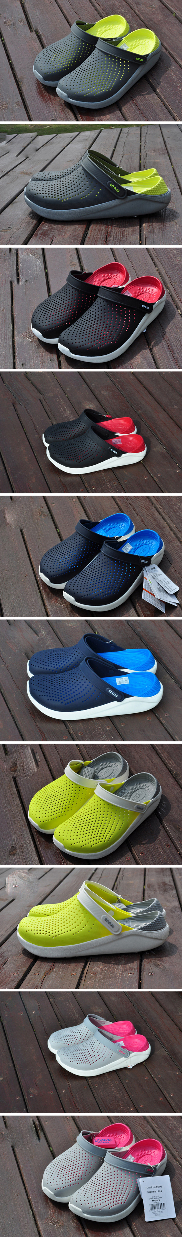 拉丁小舖新款Crocs洞洞鞋男女情侶LiteRide克駱格涉水沙灘鞋涼鞋拖鞋輕便鞋