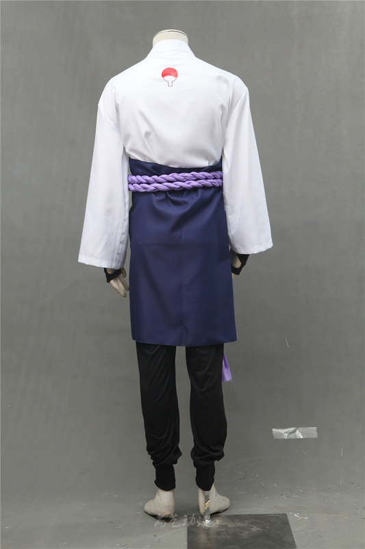 Naruto-Uchiha Sasuke COS trang phục lộ ngực-Anime Shippuden phiên bản cosplay quần áo nam