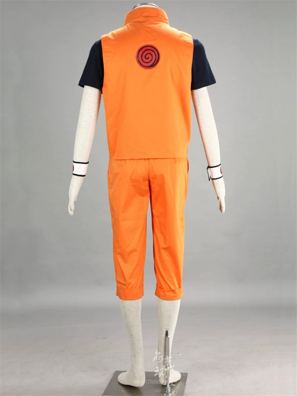 Naruto Uzumaki Naruto cos quần áo cỏ bốn lá rạp hát phiên bản anime trang phục cosplay