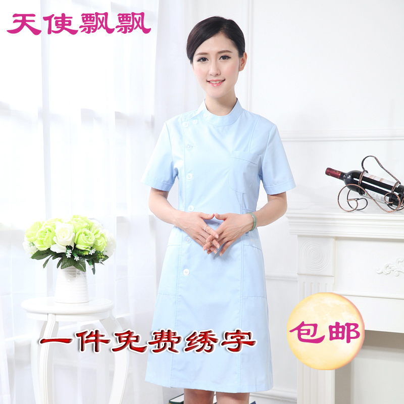Angel floating in a sweatshirt with short sleeve summer dress White Experiment medication Shop Working clothes Oral clothes Guide Doctor