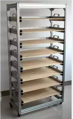 Aluminum extrusion material frame Aluminum extrusion material frame shelf Toy rack Flower rack Multi-layer frame Aluminum extrusion material multi-purpose frame