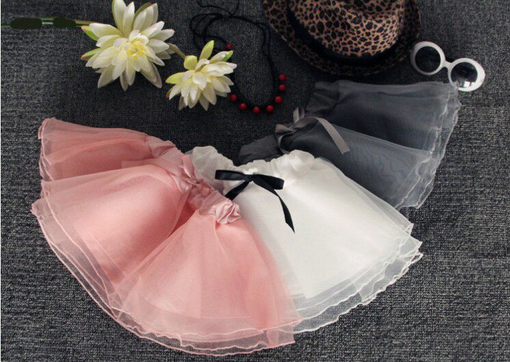 Jupe fillette en mousseline de soie - Ref 2050600 Image 8