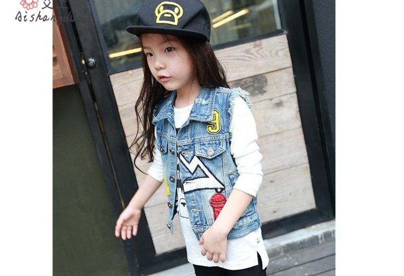 Gilet fille en coton - Ref 2071266 Image 7