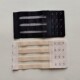 15cm Elastic Extended Bra Strap with Three Rows of Four Hooks, Elastic Extension Bra Strap with Back Buckle Extension Buckle