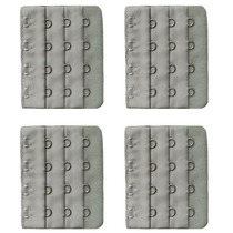 6 3 cm wide small four-breasted button spacing 1 5 cm silver gray bra extension buckle 4 buttons underwear extension buckle