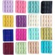 25-Color Large Three-Row Three-Hook 5.5cm Wide Bra Extender with Stainless Steel Bra Extension Buckle, Widened 3-Row Hook