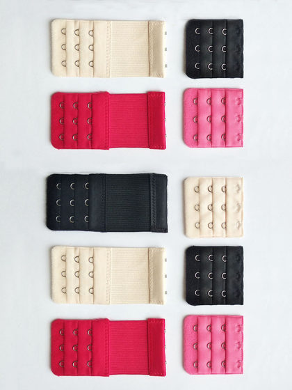 5cm Wide Three-Row Three-Buckle Spacing 1.5cm Bra Extender with 3-Row Buckle Underwear Extension Buckle Bra Back Buckle