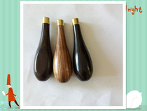 Leather Cone Subbing Cone Knife Olive Cone Cone DIY Hand-sewn Leather Cone Wood Handle