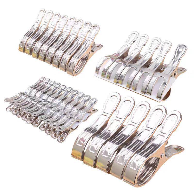Large clip stainless steel jacket clotheddclothesClothing clamps sun cover coat frame wind clamp is clamped with multiple installations