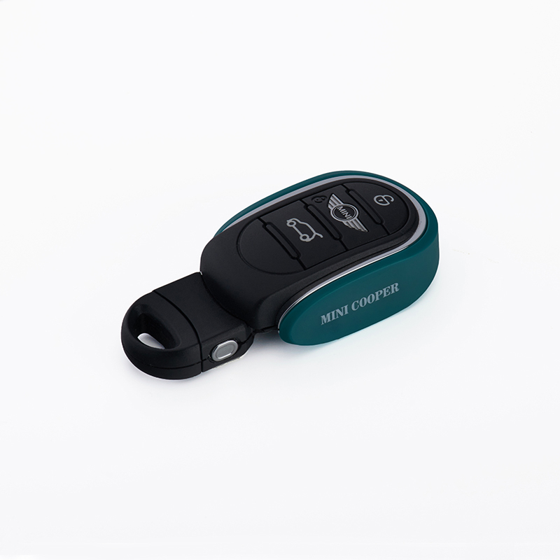 Suitable for Bmw Mini Cooper Skull Keychain Case Cover Chain Pendant Creative and Personalized