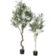Simulated Olive Tree, Nordic Style Home Living Room Floor-Standing Indoor Fake Green Plant Potted Decoration