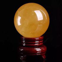 Pure natural red yellow and white powder purple crystal ball super large feng shui transfer ornaments home town home for Buddha supplies