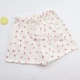 Quần short cotton gạc nữ mùa hè quần cotton mỏng pyjama cotton hai lớp quần nhà kích thước lớn hoa sọc ba quần