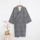 Mùa xuân và mùa hè gạc mỏng áo ngủ nữ Nhật Bản đôi kimono áo choàng tắm nam cotton nightcoat cardigan dài và gió gợi cảm - Night Robe